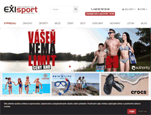 Tablet Screenshot of exisport.com